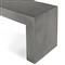 Leilani Industrial Loft Grey Concrete Outdoor Bench