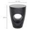 Ayaan Modern Classic Black Concrete Round Outdoor Stool
