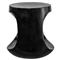 Ronin Modern Classic Black Concrete Round Outdoor Side Table