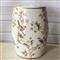 Tristan Modern Classic White Porcelain Flower Birds Outdoor Garden Stool