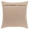 Marlan Mid Century Modern Camel Brown Leather Decorative Throw Pillow - 20x20