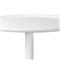 Hope Coastal White Aluminum Table