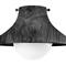 Surfside Black Birch Wood Flush Mount
