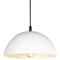 Peridot Industrial White Aluminum Round Outdoor Pendant - Small