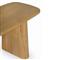Laura Rustic Lodge Brown Oak Wood Round Edge Entryway Bench