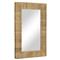 Heather Coastal Beach Natural Jute Rectangular Wall Mirror