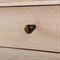 Paola French Country Brown Oak Wood 5-Drawer Desk