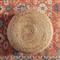 Sangam Coastal Beige Jute Round Pouf