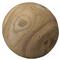 Amanda Coastal Brown Carved Wood Orb Sculpture - Set of 3