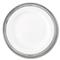 MATCH Modern Convivio Rim White Ceramic Dinner Plate