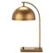 Otto Mid-Century Natural Brass Steel Desk Lamp