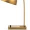 Otto Mid-Century Natural Brass Steel Desk Lamp