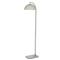 Otto Mid-Century Polished Nickel Steel Floor Lamp