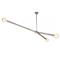 Talon Mid-Century Polished Nickel Steel Sputnik Chandelier