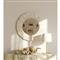 Slate Coastal Natural Resin Round Wall Mirror