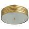 Anna Hollywood Antique Brass Semi-Flush Mount