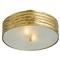 Anna Hollywood Antique Brass Semi-Flush Mount
