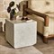Otto Modern Classic White Concrete Outdoor Square End Table