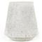 Otto Modern Classic White Concrete Outdoor Tapered End Table
