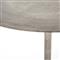 Mona Modern Classic Silver Aluminum Outdoor Bistro Table - 42&quot;W