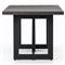 Judith Industrial Loft Black Stone Outdoor Dining Table - 69&quot;W