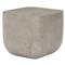 Yvonne Industrial Loft Grey Concrete Outdoor Square Block End Table