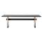 Coen Industrial Loft Black Oak Wood Rectangular Dining Table - 94&quot;W