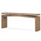 Rayan Rustic Lodge Brown Reclaimed Pine Wood Rectangular Console Table