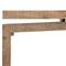 Rayan Rustic Lodge Brown Reclaimed Pine Wood Rectangular Console Table