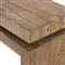 Rayan Rustic Lodge Brown Reclaimed Pine Wood Rectangular Console Table