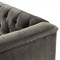 Emmy Rustic Grey Upholstered Velvet Tufted Nailhead Trim Sofa - Large - 95&quot;W