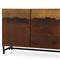 Baylor Industrial Loft Brown Ombre Iron Sideboard