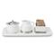 MATCH Modern Convivio White Ceramic Rectangular Tray