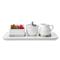 MATCH Modern Convivio White Ceramic Sugar Bowl