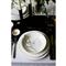 Lastra Modern White Ceramic 4-Piece Place Setting