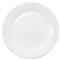 Incanto Stone Modern White Stoneware Assorted Canape Plates - Set of 4