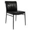 Marissa Industrial Loft Upholstered Leather Iron Legs Dining Chair - Set of 2