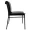Marissa Industrial Loft Upholstered Leather Iron Legs Dining Chair - Set of 2
