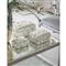 Lupis Coastal Beach Natural White Shell Decorative Boxes - Set of 3