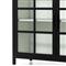 Elizabeth Modern Classic Black Iron Office Cabinet - Small