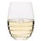 Juliska Amalia Modern Classic Clear Bohemian Stemless White Wine Glass