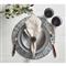 Tahiti Coastal Grey Capiz Shell Round Placemat - Set of 4