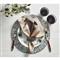 Tahiti Coastal Grey Capiz Shell Round Placemat - Set of 4