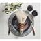 Tahiti Coastal Grey Capiz Shell Round Placemat - Set of 4