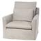 Cisco Home Donato Modern Classic Beige Linen Slipcovered Arm Chair