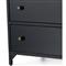Stancil Industrial Loft Black Iron 3 Drawer Nightstand