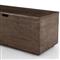 Scarlett Rustic Lodge Aged Brown Solid Mango Wood Storage Trunk