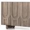 Celia Modern Classic Aged Grey Carved Wood Media Console
