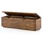 Scarlett Rustic Lodge Natural Brown Reclaimed Wood Storage Trunk
