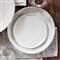 Forma Cloud Modern Classic White Stoneware Salad Plate